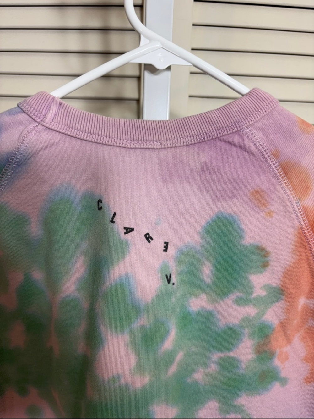Clare V. Amber Tie-Dye Pullover Multicolor Sweatshirt XS - Picture 13 of 16